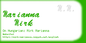 marianna mirk business card